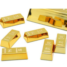 Gold Brick Resin Fridge Magnet 1 Piece