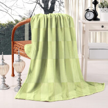 Sage Green Checkered Throw Blanket 50x60in