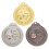 Basketball Competition Award Medals Silver Round 3 pcs 1