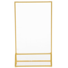 Acrylic Sign Holder Desktop Vertical Stand with Base