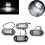 LED Side Marker Lights 12-24V 4 pcs Yellow Red White 5