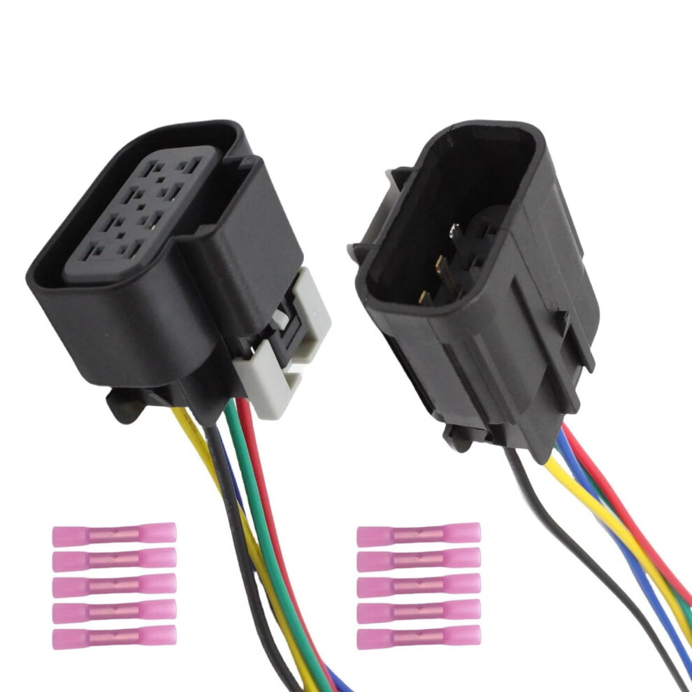 Headlight Plug Harness For Chevy Silverado Sierra 2014-2016 9377112748849