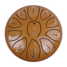 Steel Tongue Drum 6 Inch 11 Note for Garden Kids Outdoor Use