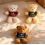 Valentine's Bear Plush Pillow Blue Soft Washable Cushion 1
