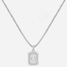 A-Z Letter Pendant Necklace Yellow Gold Plated Stainless