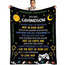 Grandson Blanket from Grandma Soft Cozy 50x60 inch