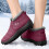 Men's Snow Boots Waterproof Brick Red Size 7 6