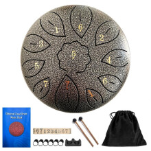 Steel Tongue Drum 6 Inch 11-Note Percussion Instrument