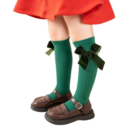 Toddler Knee-High Cotton Socks 6-Pack 2