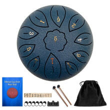 Steel Tongue Drum 6 Inch 11-Note Percussion Instrument