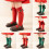 Toddler Knee-High Cotton Socks 6-Pack 7