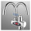 Electric Kitchen Faucet with Instant Hot/Cold Water and LED 4