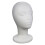 Foam Wig Stand Female Tall White Model Head 1