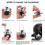 Anti-Theft Telescopic Wire Lock with Combination Password 7