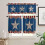 Country Star Kitchen Curtains Set with Valances 36 inch 1
