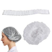 Disposable Bouffant Caps White 100 Count