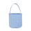 Easter Rabbit Bucket Blue Checkered Newborn Nursery Storage 1