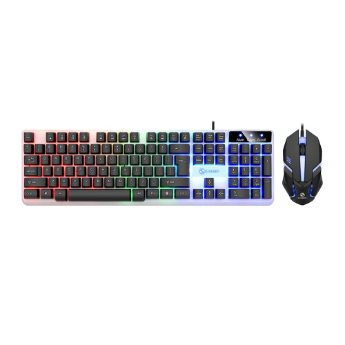 RGB Gaming Keyboard and Mouse Combo 104-Key Wired 1