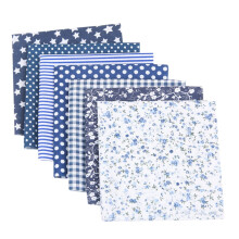 Cotton Print Fabric Squares 9.84" x 9.84" 7-Pack