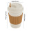 Wheat Straw Coffee Cup with Stirring Stick 12 oz 3