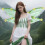 Thin Cicada Wing Costume Accessory Adjustable Set 5