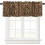 Cheetah Print Valance Curtain Brown Leopard 54x18 inch 1