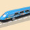 Bullet Train Pull-Back Toy for Kids, Modern Locomotive 7