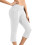 Γυναικείο Casual Καλοκαιρινό Capris Ψηλόμεσο με Τσέπες Λευκό 1