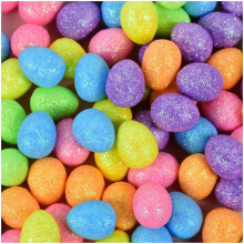 Foam Easter Eggs Colorful Mini Craft Decorations 140-160 pcs