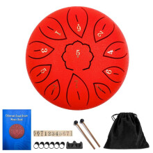 Steel Tongue Drum 6 Inch 11-Note Percussion Instrument