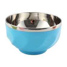 Kids' Insulated Stainless Steel Double-Layer Bowl