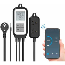 WiFi Digital Temperature Controller for Reptile Heating and