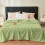 Cotton Bed Blanket King Size Super Soft Green 2