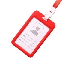 ID Badge Holder Vertical Hard Colorful with Clear Window