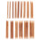 Wood Knitting Needles Double Pointed Set 75pcs 1