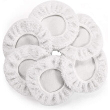 White Car Polishing Pads 9-10 Inch 6 Pack