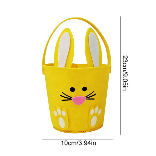 Easter Basket Non-Woven Bunny Candy Bucket 1 Pack 2