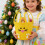 Easter Basket Non-Woven Bunny Candy Bucket 1 Pack 4