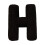 Alphabet Pillow Black Soft Plush 26 Letters 1