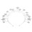 Silver Star Tiara Crown for Weddings 1 Pack 1