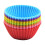 Silicone Cupcake Molds Extra Large 12-Pack 3.54 Inch 1