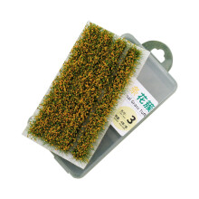 Green Bushy Tufts Terrain Kit for Train Scenery 4 pcs