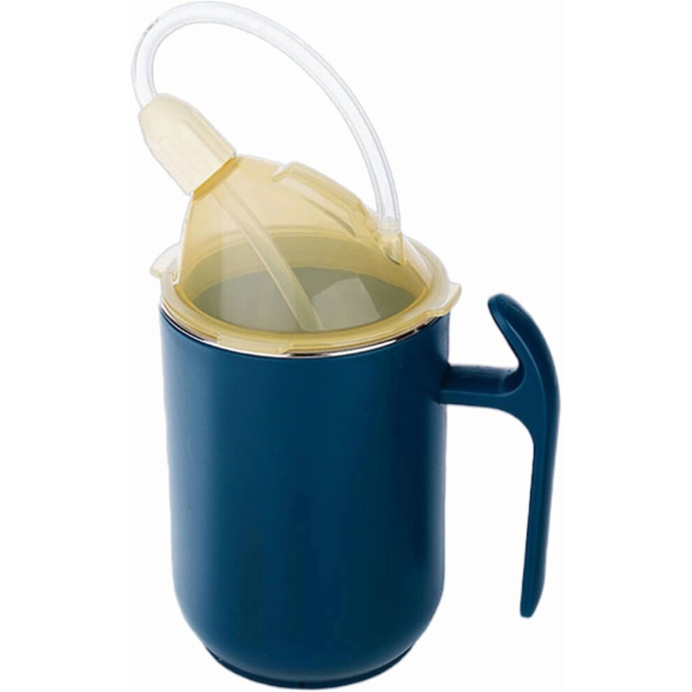 Spill-Proof Hospital Cup With Lid And Straw For Elderly And 9377112801544