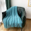 Knitted Throw Blanket with Tassels Bubble Texture 50x60 3