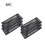HVAC Air Vent Filter 4x10 inch Black 3 or 6 Pack 1