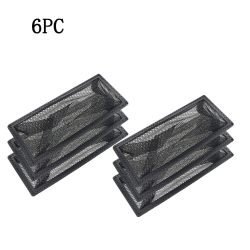 HVAC Air Vent Filter 4x10 inch Black 3 or 6 Pack