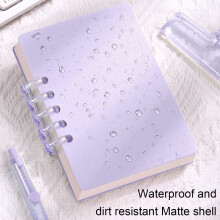 Purple A7 Notebook 2.8x4.06in 80 Sheets 100GSM College Ruled