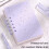 Purple A7 Notebook 80 Sheets 100GSM College Ruled 1