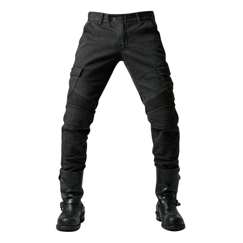 Men's Motorcycle Riding Pants Black Size 8L