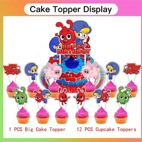 Morphle Birthday Plates Decorations 12 pcs 2